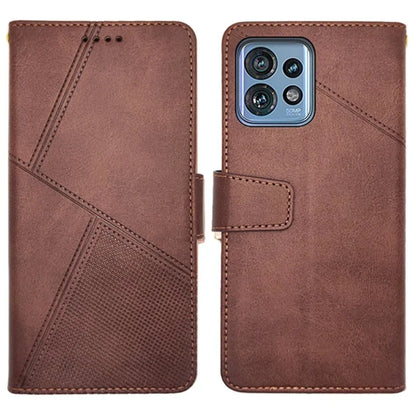 IDEWEI For Motorola Moto X40 5G / Edge 40 Pro 5G / Edge+ (2023) 5G Case Calf Texture Leather Stand Phone Cover