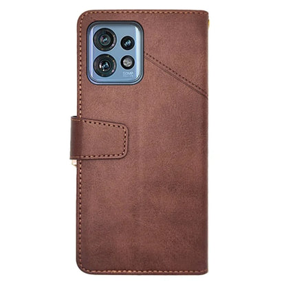 IDEWEI For Motorola Moto X40 5G / Edge 40 Pro 5G / Edge+ (2023) 5G Case Calf Texture Leather Stand Phone Cover