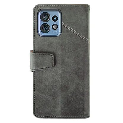 IDEWEI For Motorola Moto X40 5G / Edge 40 Pro 5G / Edge+ (2023) 5G Case Calf Texture Leather Stand Phone Cover
