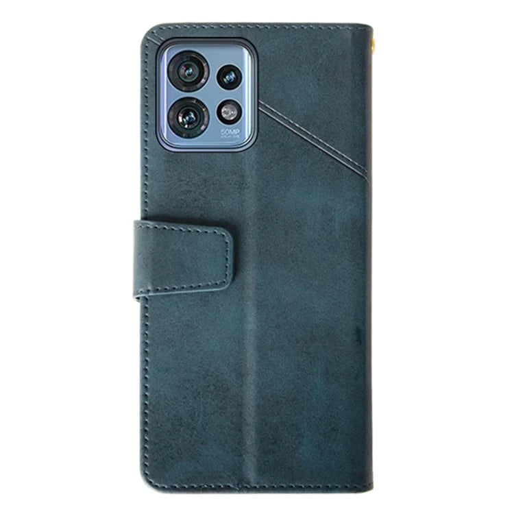 IDEWEI For Motorola Moto X40 5G / Edge 40 Pro 5G / Edge+ (2023) 5G Case Calf Texture Leather Stand Phone Cover