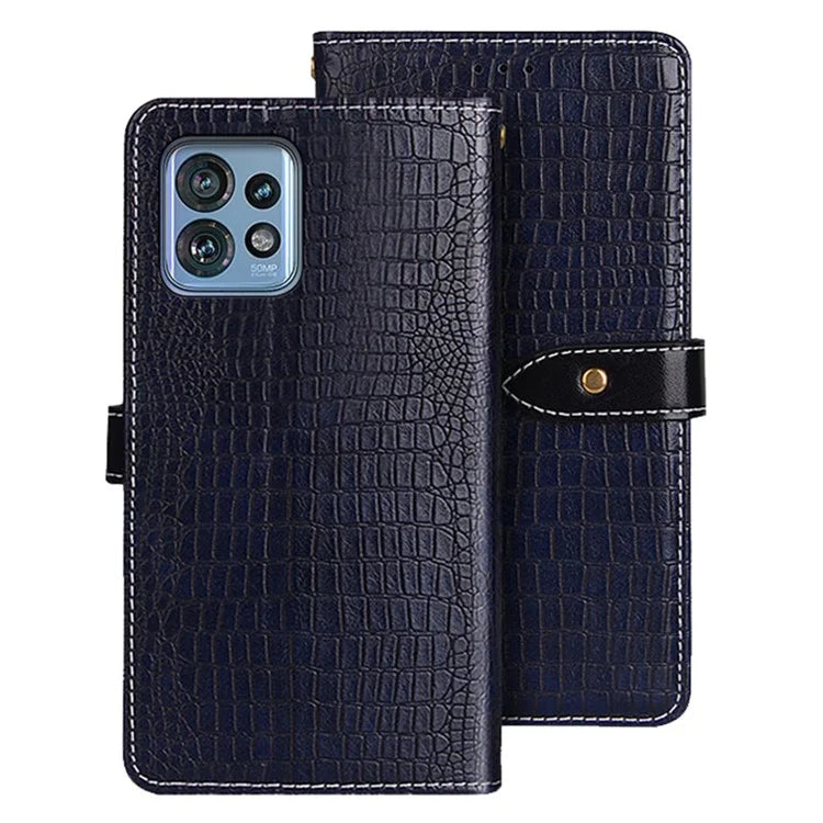 IDEWEI For Motorola Edge 40 Pro 5G / Moto X40 5G / Edge+ (2023) Cover Leather Wallet Anti-fall Phone Case