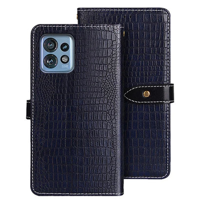 IDEWEI For Motorola Edge 40 Pro 5G / Moto X40 5G / Edge+ (2023) Cover Leather Wallet Anti-fall Phone Case