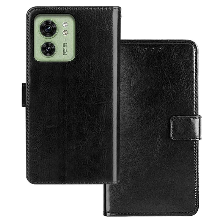 IDEWEI For Motorola Edge 40 5G Case Full Protection PU Leather Support Stand Wallet Phone Cover