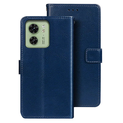 IDEWEI For Motorola Edge 40 5G Case Full Protection PU Leather Support Stand Wallet Phone Cover