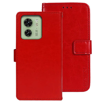 IDEWEI For Motorola Edge 40 5G Mobile Phone Case Magnetic PU Leather Stand Cover Wallet