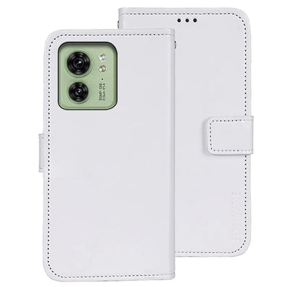 IDEWEI For Motorola Edge 40 5G Mobile Phone Case Magnetic PU Leather Stand Cover Wallet