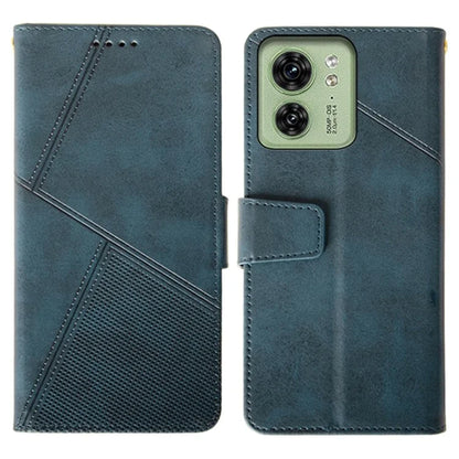 IDEWEI Calf Texture Phone Shell for Motorola Edge 40 5G Cases PU Leather Stand Phone Cover