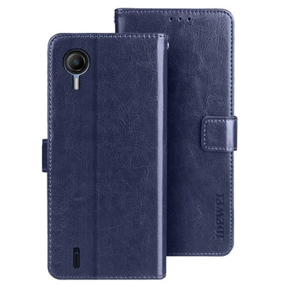 IDEWEI For Cricket Debut S2 Case Crazy Horse Texture Flip Leather Phone Cover
