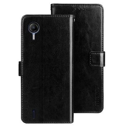 IDEWEI For Cricket Debut S2 Case Crazy Horse Texture Flip Leather Phone Cover