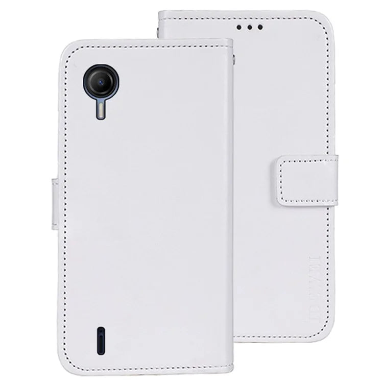 IDEWEI For Cricket Debut S2 Case Crazy Horse Texture Flip Leather Phone Cover