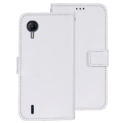 IDEWEI For Cricket Debut S2 Case Crazy Horse Texture Flip Leather Phone Cover