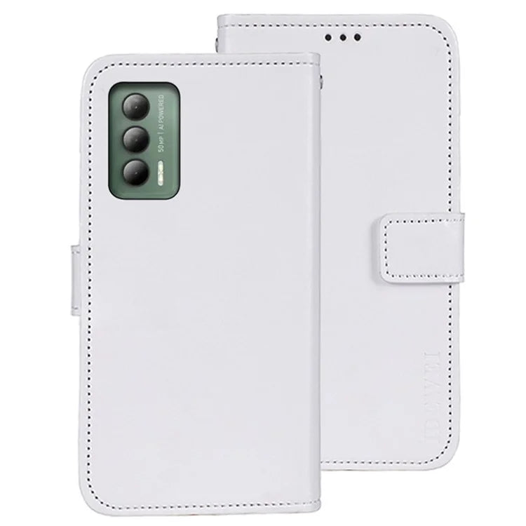 IDEWEI For Cricket Outlast Case Leather Flip Wallet Phone Cover Crazy Horse Texture