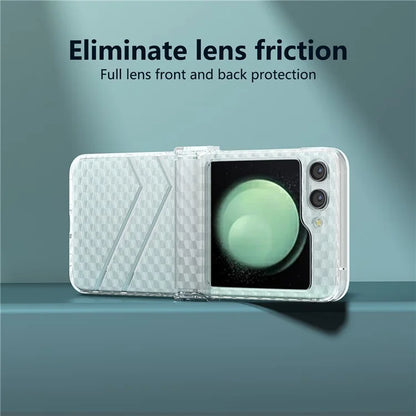 For Samsung Galaxy Z Flip5 5G Case Hinge Protection Matte Clear Hard PC Phone Cover