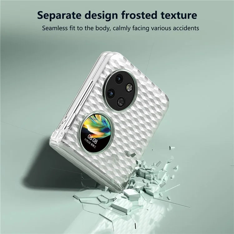 For Huawei Pocket 2 Matte Phone Case Hinge Protection Clear PC Folding Phone Cover