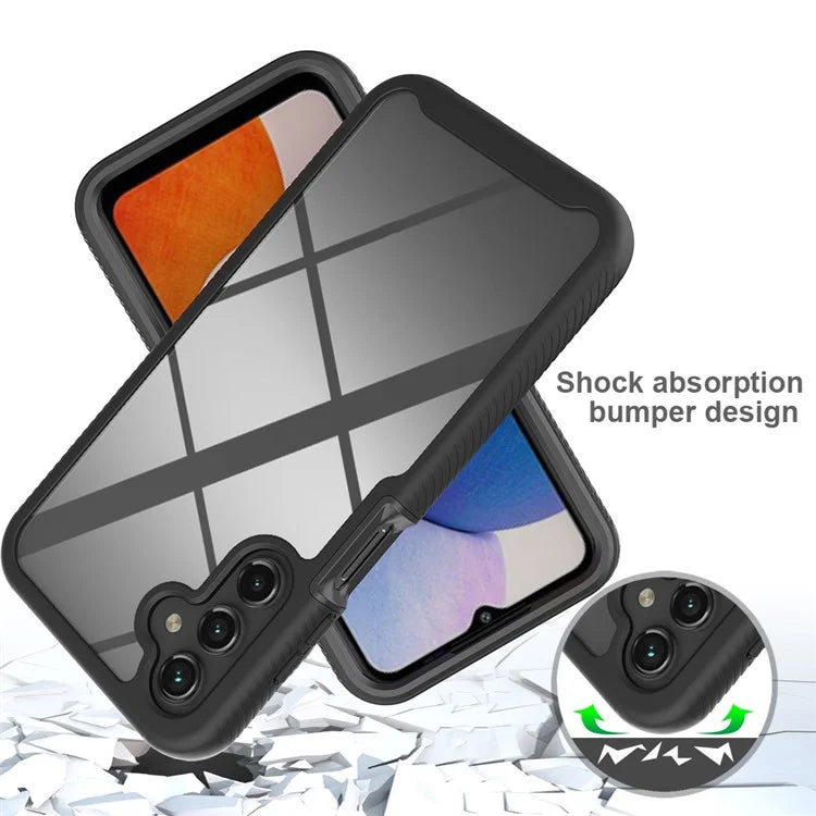 For Samsung Galaxy A25 5G (Global) (161.0 x 76.5 x 8.3mm) Case with PET Screen Film PC+TPU Cover