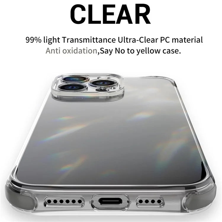 For iPhone 14 Pro Max Case Drop Resistant TPU+PC Phone Cover (Precise Lens Hole)