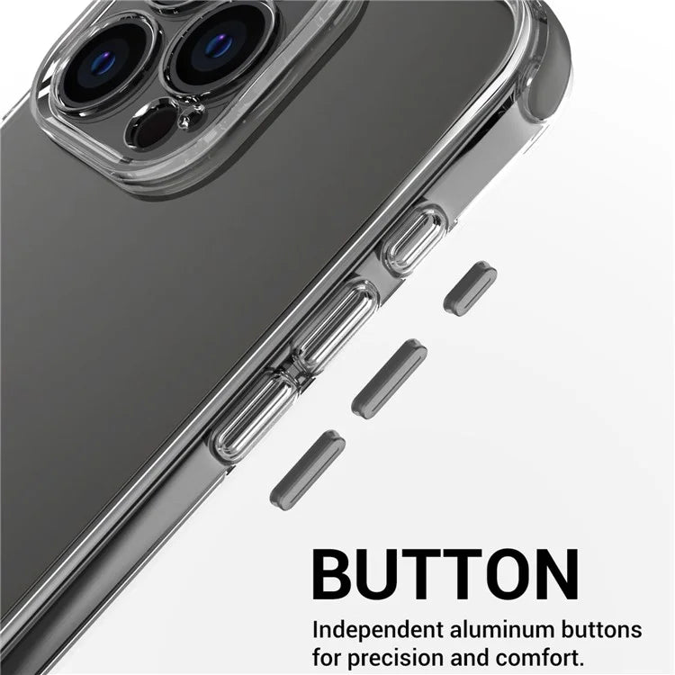 For iPhone 14 Pro Max Case Drop Resistant TPU+PC Phone Cover (Precise Lens Hole)