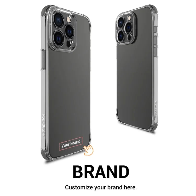 For iPhone 14 Pro Max Case Drop Resistant TPU+PC Phone Cover (Precise Lens Hole)