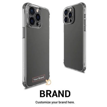 For iPhone 14 Pro Max Case Drop Resistant TPU+PC Phone Cover (Precise Lens Hole)