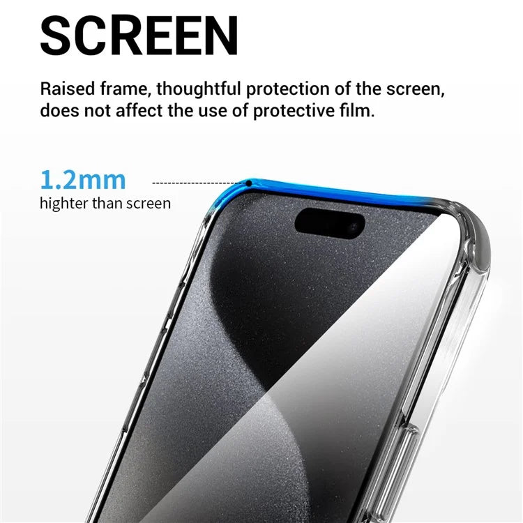 For iPhone 14 Pro Max Case Drop Resistant TPU+PC Phone Cover (Precise Lens Hole)