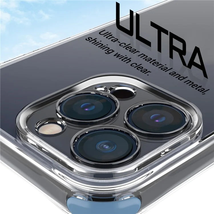 For iPhone 14 Pro Max Case Drop Resistant TPU+PC Phone Cover (Precise Lens Hole)