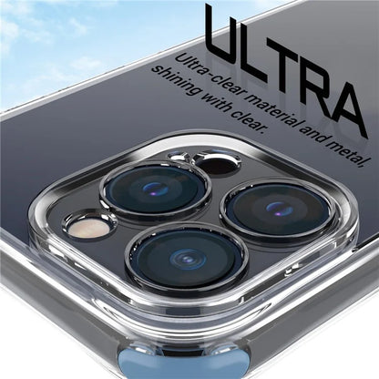 For iPhone 14 Pro Max Case Drop Resistant TPU+PC Phone Cover (Precise Lens Hole)