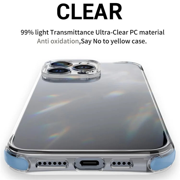 For iPhone 14 Pro Max Case Drop Resistant TPU+PC Phone Cover (Precise Lens Hole)