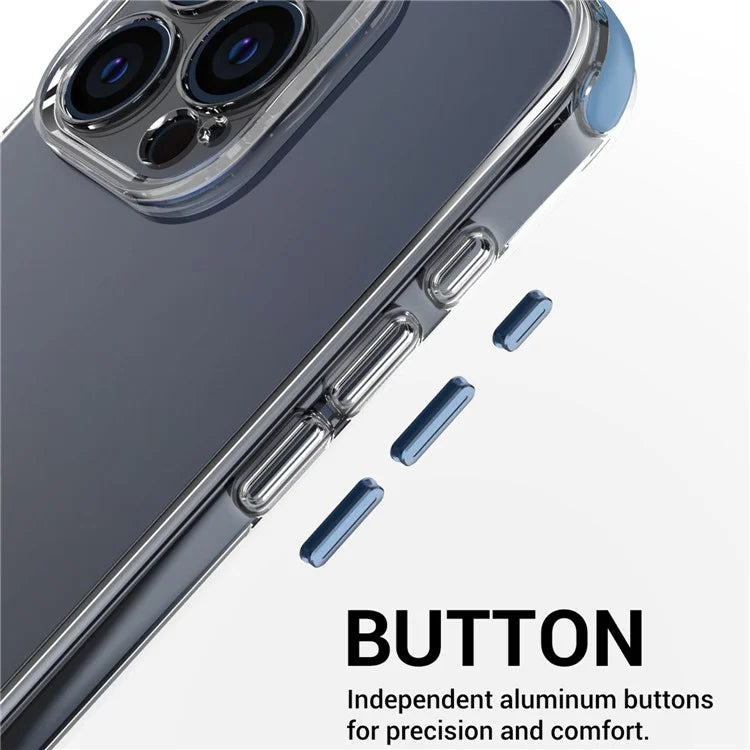 For iPhone 14 Pro Max Case Drop Resistant TPU+PC Phone Cover (Precise Lens Hole)