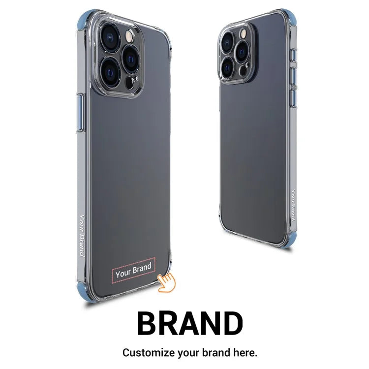For iPhone 14 Pro Max Case Drop Resistant TPU+PC Phone Cover (Precise Lens Hole)