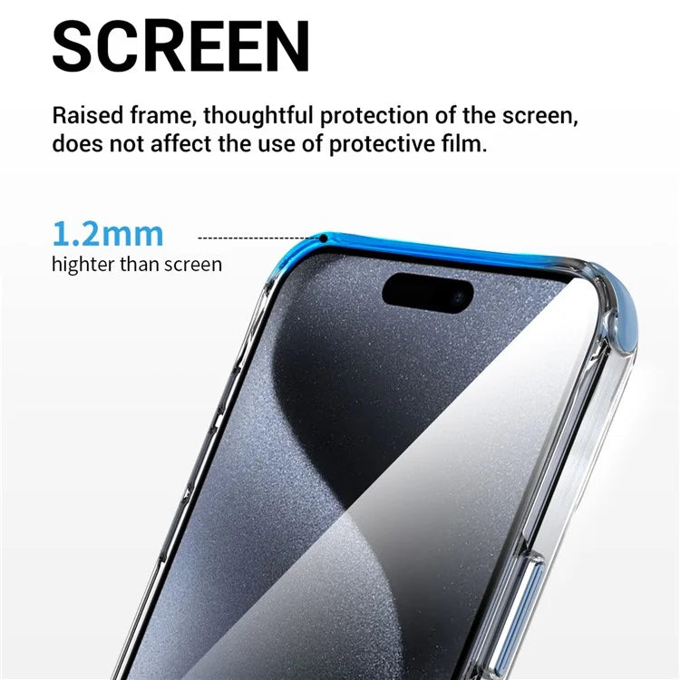 For iPhone 14 Pro Max Case Drop Resistant TPU+PC Phone Cover (Precise Lens Hole)