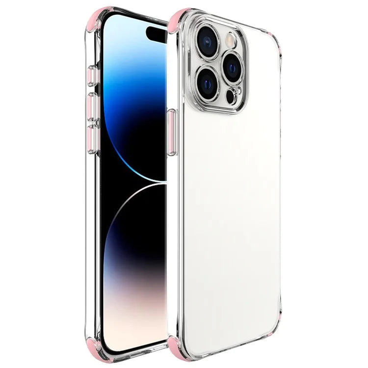 For iPhone 14 Pro Max Case Drop Resistant TPU+PC Phone Cover (Precise Lens Hole)