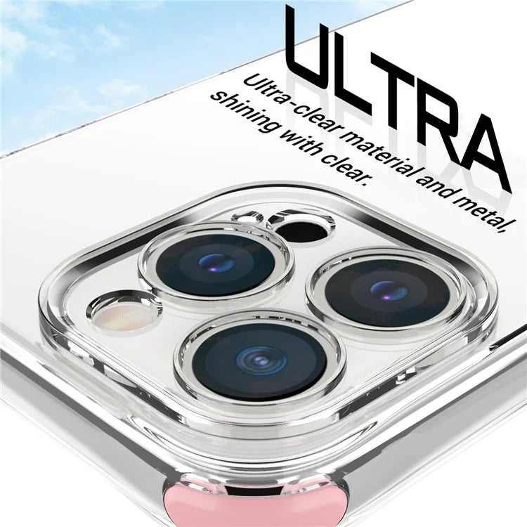 For iPhone 14 Pro Max Case Drop Resistant TPU+PC Phone Cover (Precise Lens Hole)