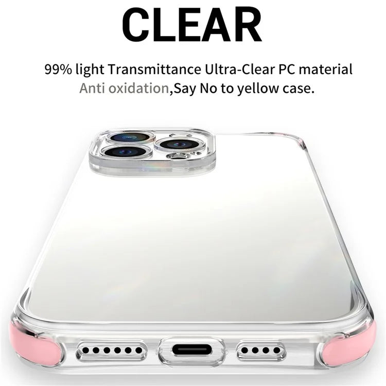 For iPhone 14 Pro Max Case Drop Resistant TPU+PC Phone Cover (Precise Lens Hole)
