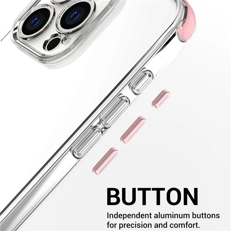 For iPhone 14 Pro Max Case Drop Resistant TPU+PC Phone Cover (Precise Lens Hole)