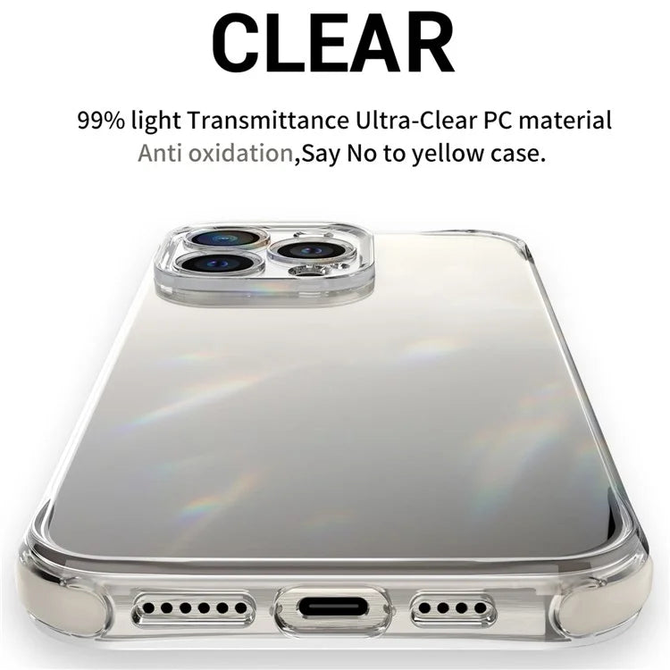 For iPhone 14 Pro Max Case Drop Resistant TPU+PC Phone Cover (Precise Lens Hole)