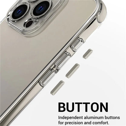 For iPhone 14 Pro Max Case Drop Resistant TPU+PC Phone Cover (Precise Lens Hole)