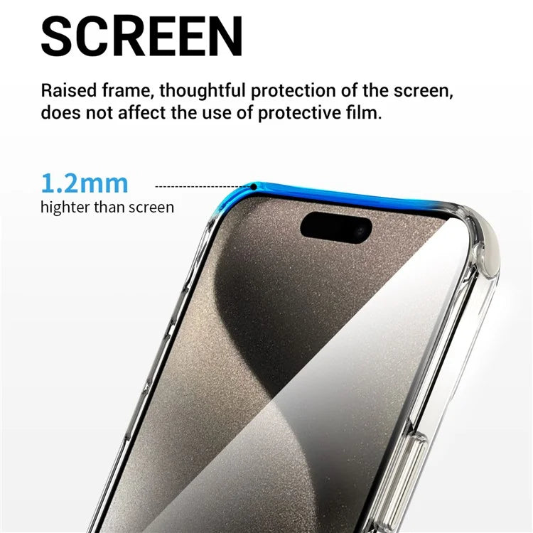 For iPhone 14 Pro Max Case Drop Resistant TPU+PC Phone Cover (Precise Lens Hole)
