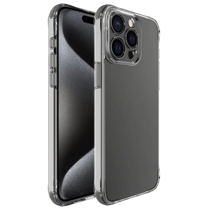 For iPhone 15 Pro Max Aluminum Alloy Buttons TPU+PC Anti-drop Phone Case (Precise Lens Hole)