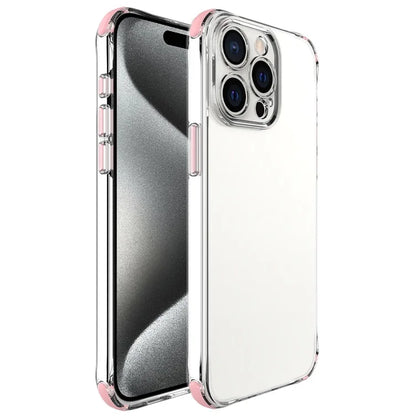 For iPhone 15 Pro Max Aluminum Alloy Buttons TPU+PC Anti-drop Phone Case (Precise Lens Hole)