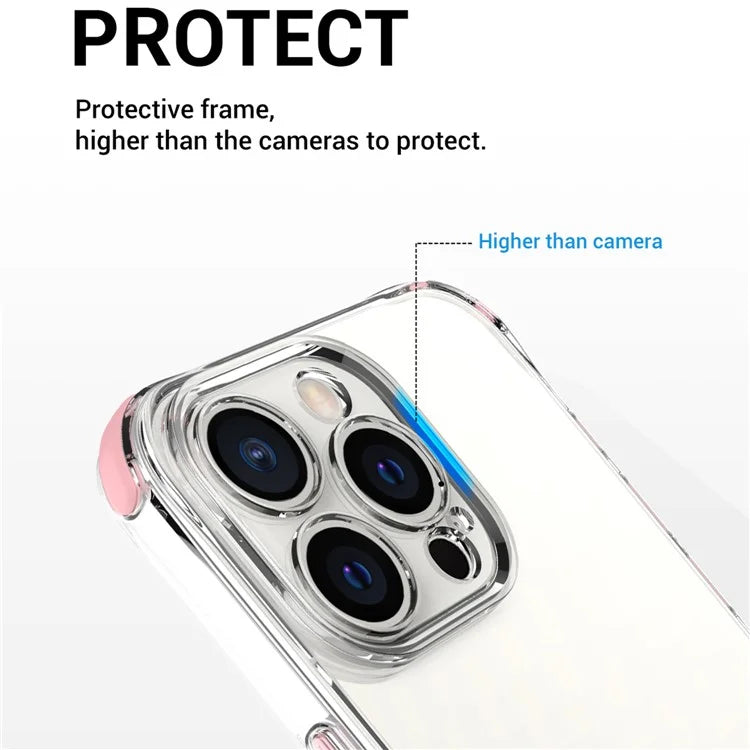 For iPhone 15 Pro Max Aluminum Alloy Buttons TPU+PC Anti-drop Phone Case (Precise Lens Hole)