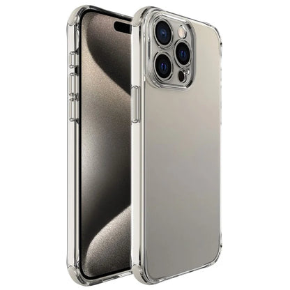 For iPhone 15 Pro Max Aluminum Alloy Buttons TPU+PC Anti-drop Phone Case (Precise Lens Hole)