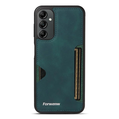 FORWENW F5 Series For Samsung Galaxy A14 5G / 4G Case PU Leather+TPU Card Holder Phone Back Cover