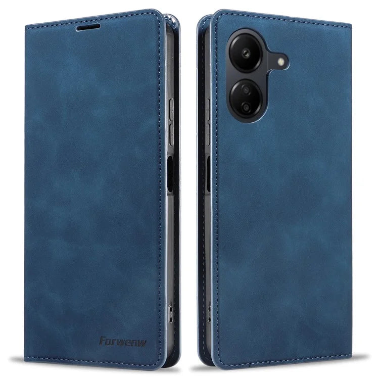 FORWENW Fantasy Series for Xiaomi Redmi 13C 4G / Poco C65 4G Case PU Leather Stand Wallet Phone Cover