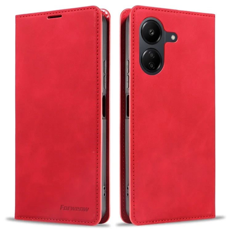 FORWENW Fantasy Series for Xiaomi Redmi 13C 4G / Poco C65 4G Case PU Leather Stand Wallet Phone Cover