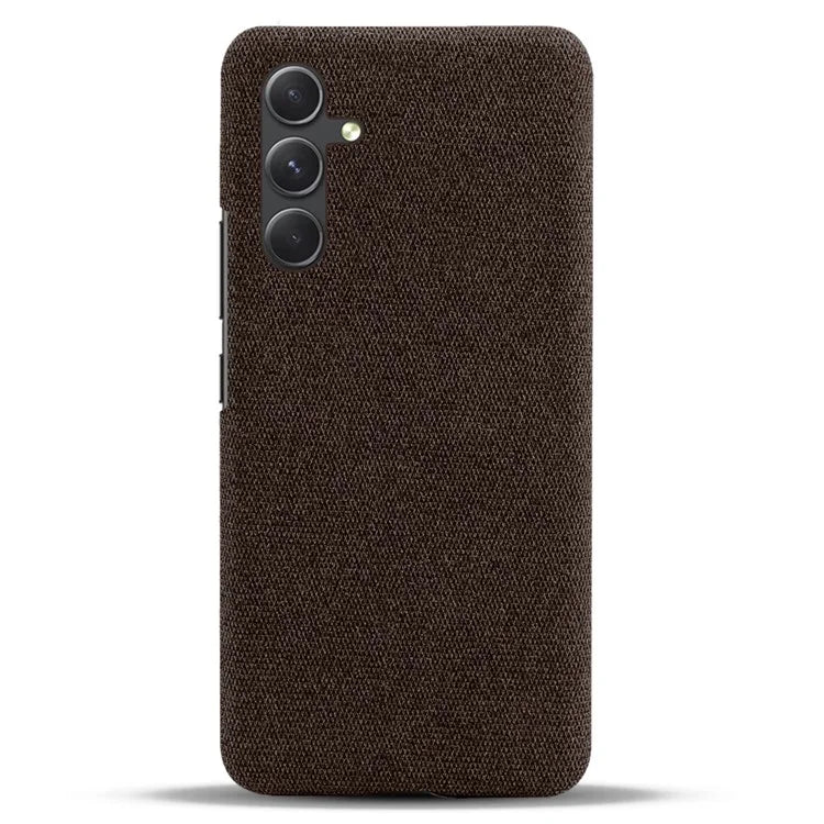 For Samsung Galaxy A55 5G Cloth+PC Phone Case Shockproof Slim Cell Phone Cover