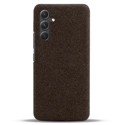 For Samsung Galaxy A55 5G Cloth+PC Phone Case Shockproof Slim Cell Phone Cover