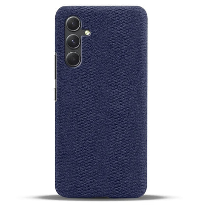 For Samsung Galaxy A55 5G Cloth+PC Phone Case Shockproof Slim Cell Phone Cover