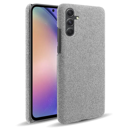 For Samsung Galaxy A55 5G Cloth+PC Phone Case Shockproof Slim Cell Phone Cover