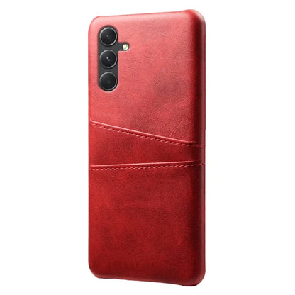 For Samsung Galaxy A35 5G Phone Case Leather+PC Shockproof Cover with Dual Card Slots