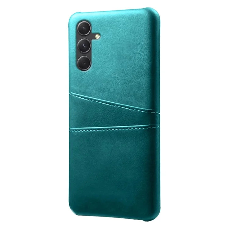 For Samsung Galaxy A35 5G Phone Case Leather+PC Shockproof Cover with Dual Card Slots